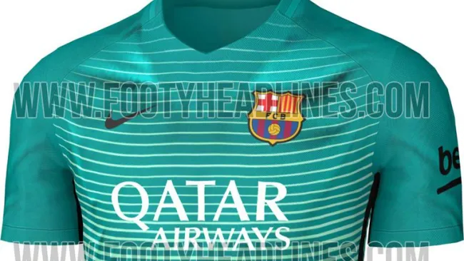 Así luciría el tercer uniforme del Barcelona