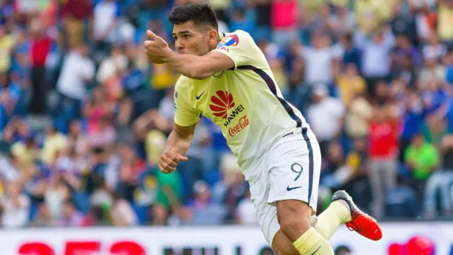 Romero celebra su gol frente a Cruz Azul