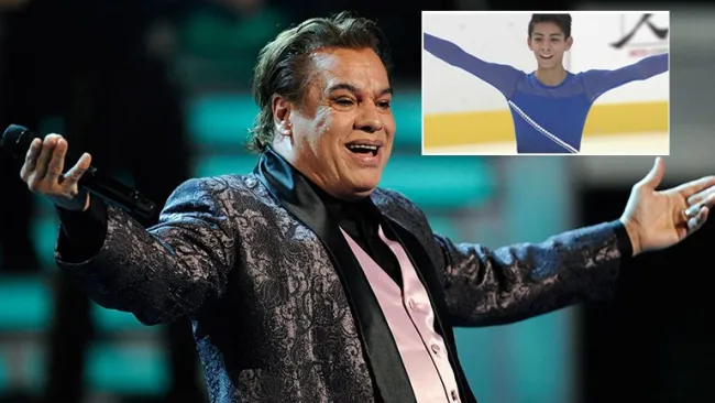 Juan Gabriel, durante un concierto