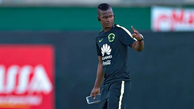 Darwin Quintero en entrenamiento del América