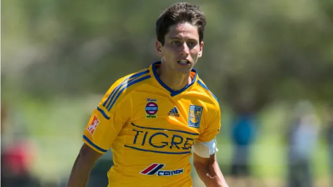 Damm, durante un partido con Tigres