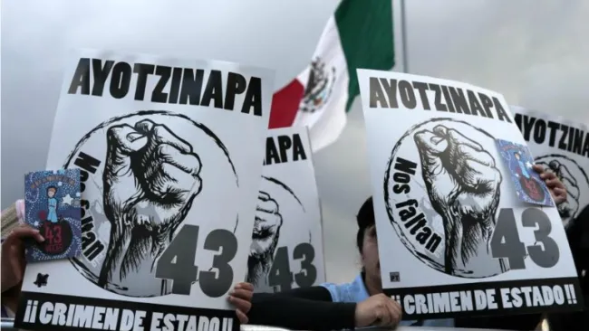 Marcha por los 43 desaparecidos de Ayotzinapa