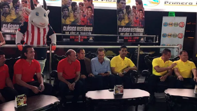 Missael Espinoza, en presentación del 'Clásico Histórico