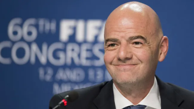 Gianni Infantino, durante congreso de FIFA