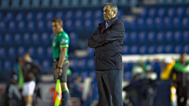 Tomás Boy en un entrenamiento del Cruz Azul
