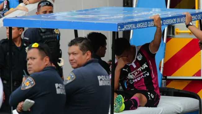 Sepúlveda, tras salir lesionado frente a Santos