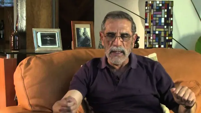 Luis González de Alba, durante una entrevista 