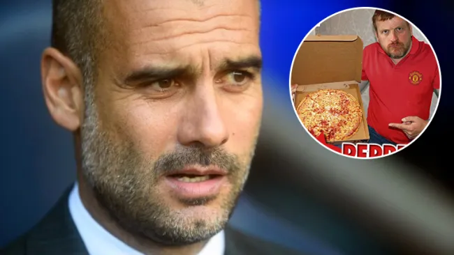 Pep Guardiola durante un encuentro con el Manchester City