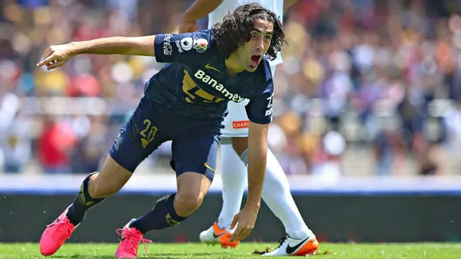 Matías Britos festeja una anotación