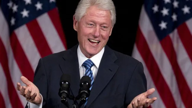 Bill Clinton, durante una conferencia 