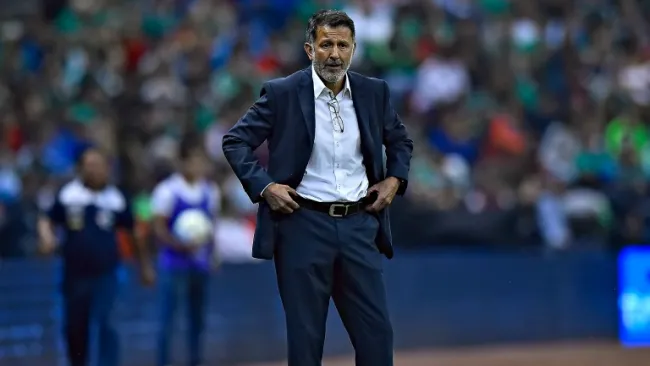 Juan Carlos Osorio durante el encuentro México vs Honduras
