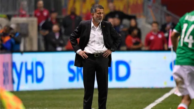 Juan Carlos Osorio en el partido contra Panamá