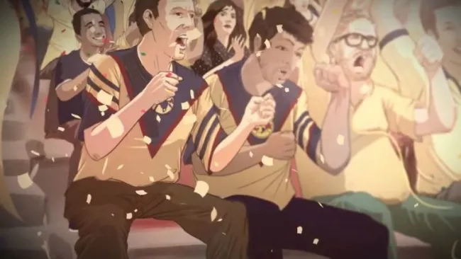 Aficionados del América en las tribunas del Azteca