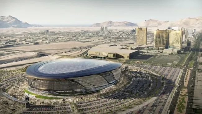 Así luciría el nuevo estadio de los Raiders en Las Vegas