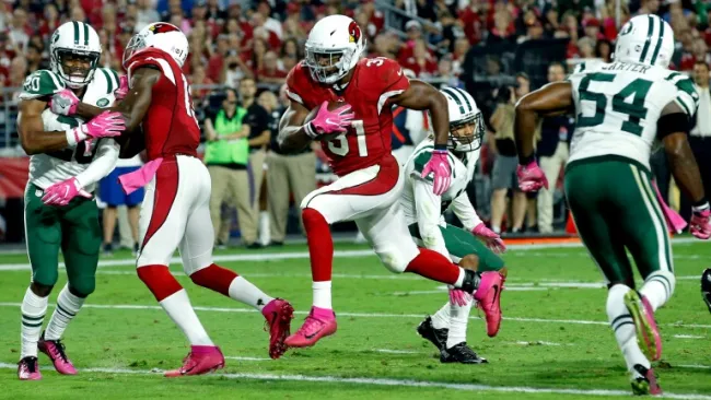 David Johnson corre con el ovoide a la zona de anotación