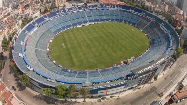 El Estadio Azul desde las alturas