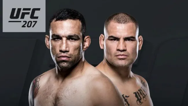 Caín y Velázquez en el póster del UFC 207