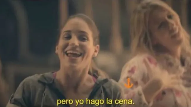 Una de las escenas del comercial de Yoplait