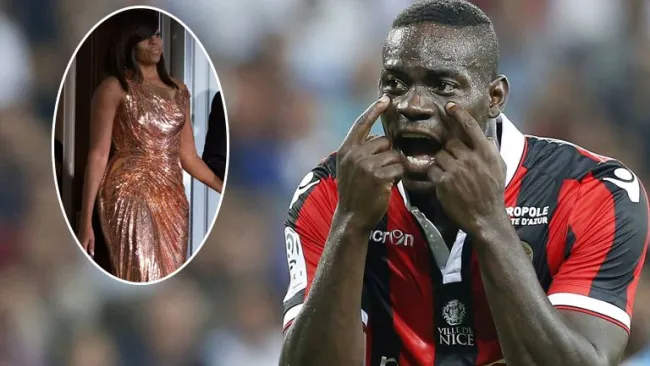 Balotelli publicó una imagen de Michelle Obama en su Instagram