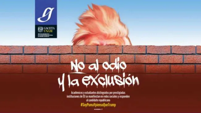 Iniciativa UNAM #SoyPumaYpiensoQueTrump 