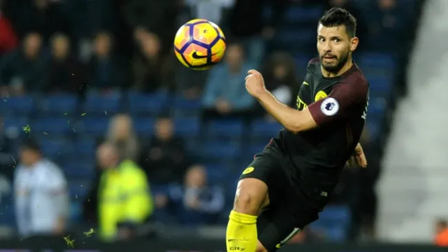 Sergio Agüero anotó doblete en el partido contra el West Brom