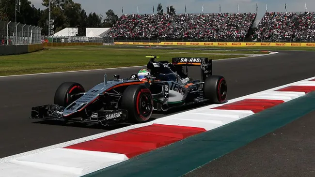 Sergio Pérez, en el GP de México 