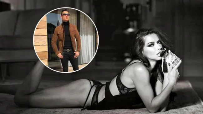 Adriana Lima posa en una sesión fotográfica