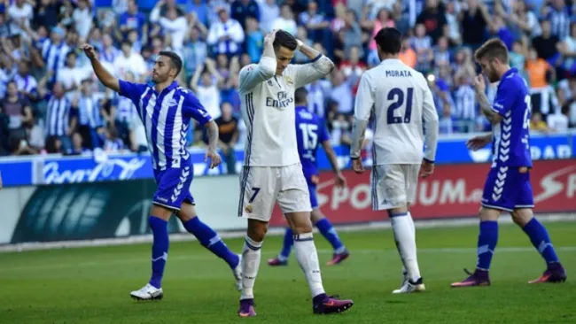 CR7 lamenta una falla de frente al marco en La Liga