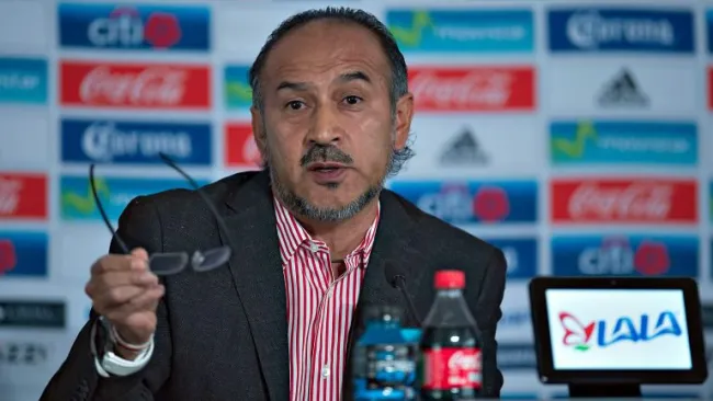 Raúl Gutiérrez en conferencia de prensa