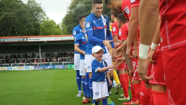 Joshua McCormack en la ceremonia protocolaria
