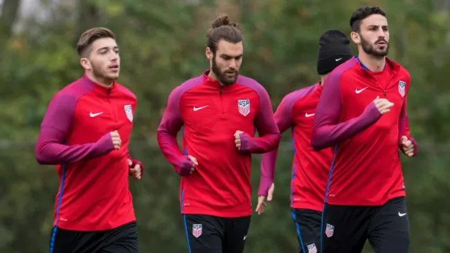 Seleccionados de Estados Unidos, durante un entrenamiento