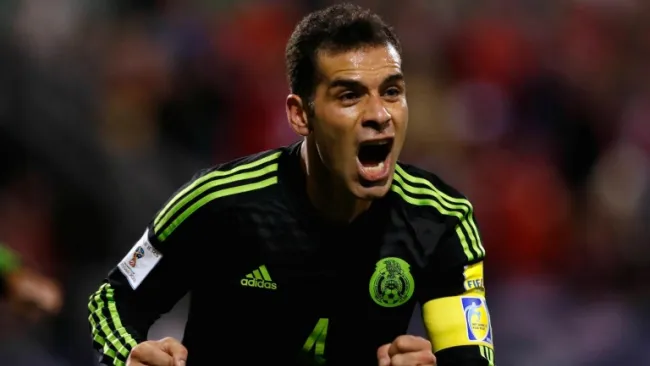 Rafa Márquez celebra su gol frente a Estados Unidos