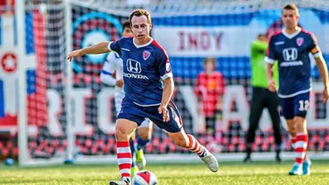 Gerardo Torrado, durante juego del Indy Eleven