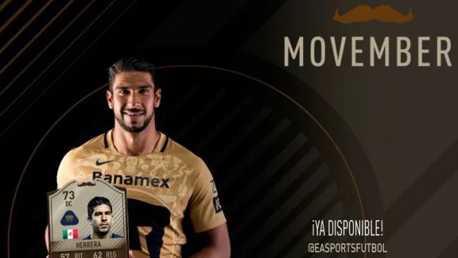 Lalo Herrera posa para FIFA 17 y Movember