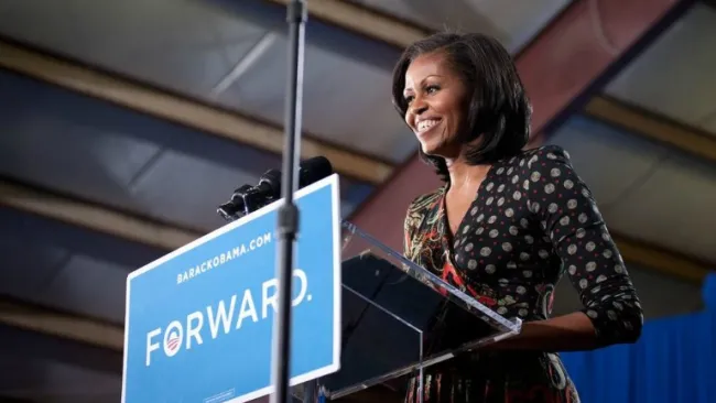 Michelle Obama, en discurso sobre las elecciones 