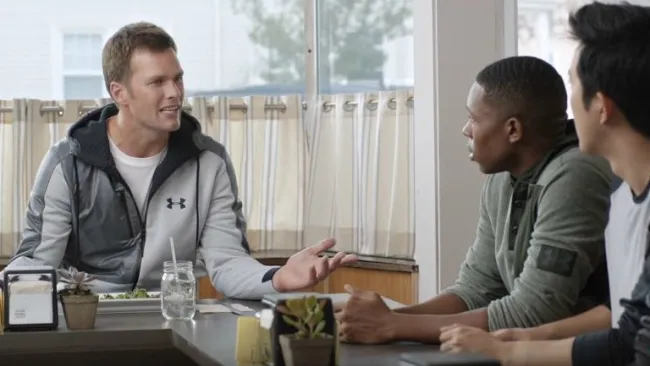 Tom Brady, en anuncio publicitario