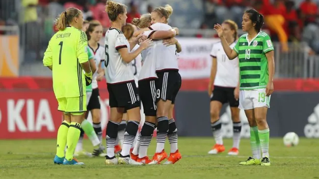 Alemania celebra su triunfo contra México en Mundial Sub 20