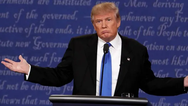 Donald Trump, durante un evento