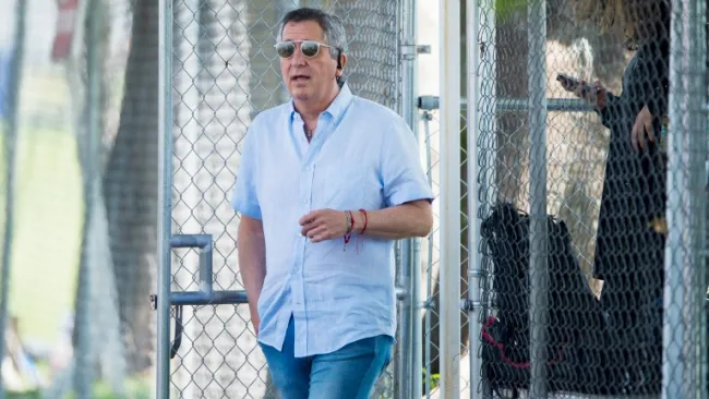 Jorge Vergara en las instalaciones de Verde Valle