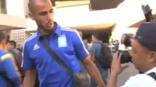 Pizarro, en su llegada al AICM