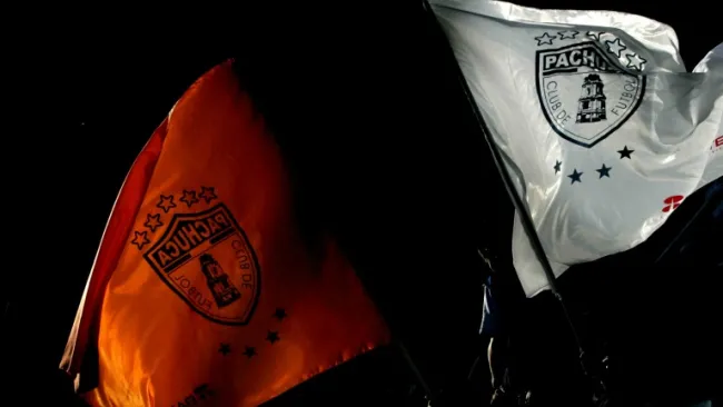 Banderas de Pachuca previo a un partido