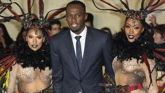 Usain, en el preestreno de su documental 'I am Bolt'