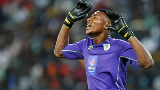 Musuluke, en un juego con el Baroka FC