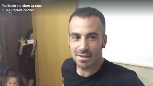 Marc Crosas, después de rasurarse