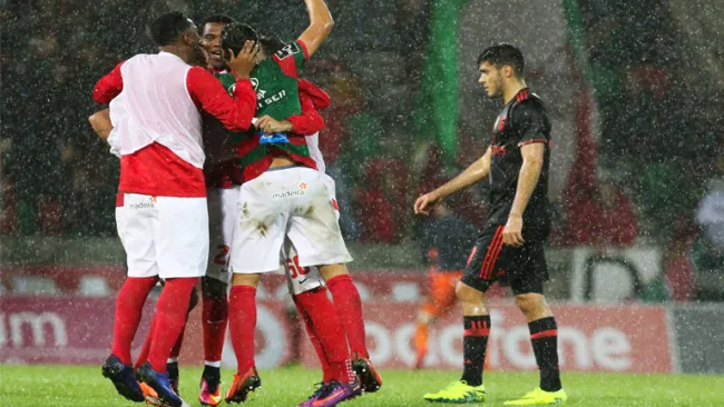Marítimo celebra triunfo ante Benfica