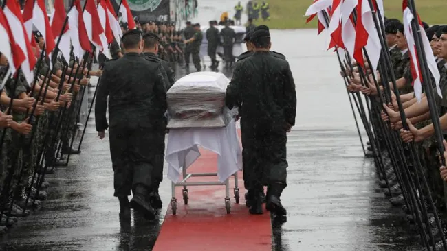 Féretros de los jugadores del 'Chape' ya están en Brasil