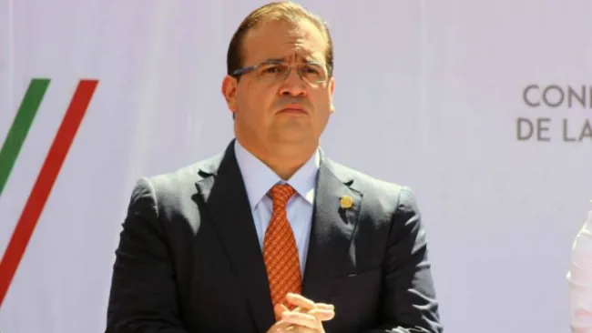 Javier Duarte en un evento político