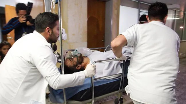 Alan Ruschel, en el hospital tras accidente del Chapecoense