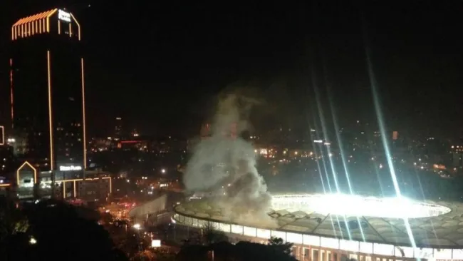 La explosión en la Vodafone Arena