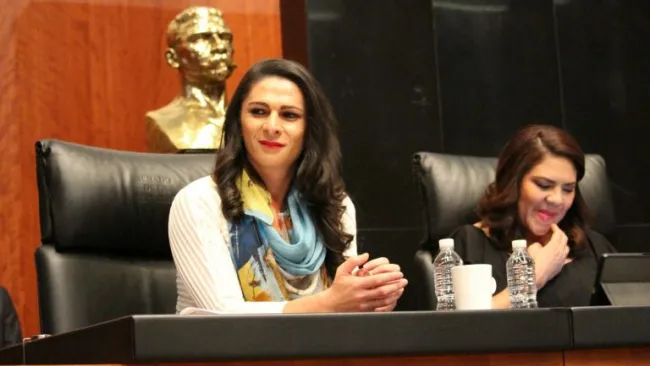 Ana Guevara en el Senado de la República